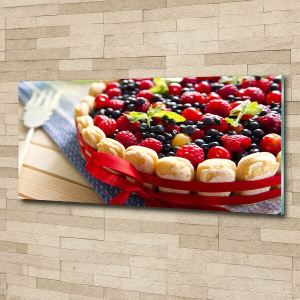 Wall art acrylic Forest fruit cake