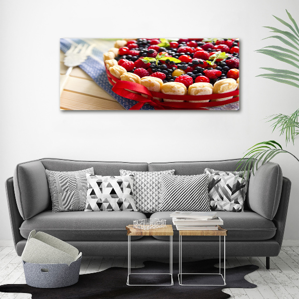 Wall art acrylic Forest fruit cake