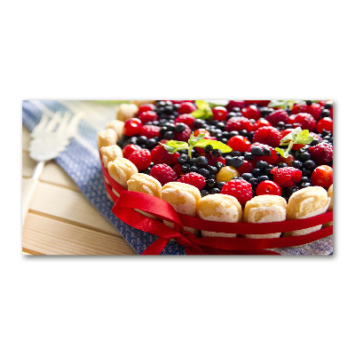 Wall art acrylic Forest fruit cake