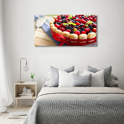 Wall art acrylic Forest fruit cake