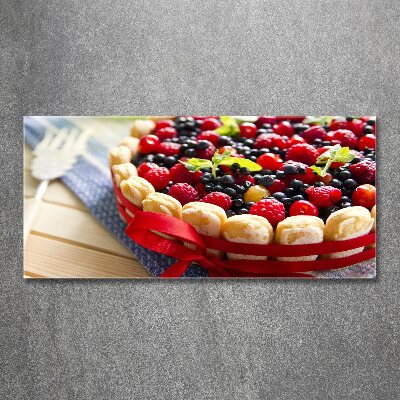 Wall art acrylic Forest fruit cake