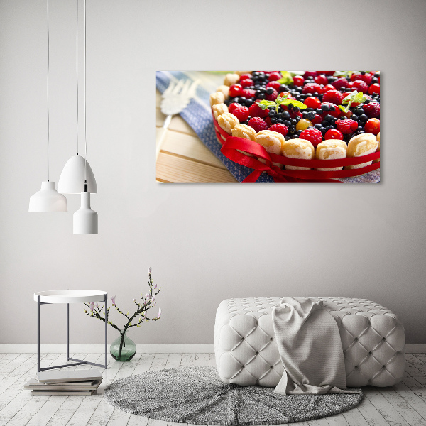 Wall art acrylic Forest fruit cake