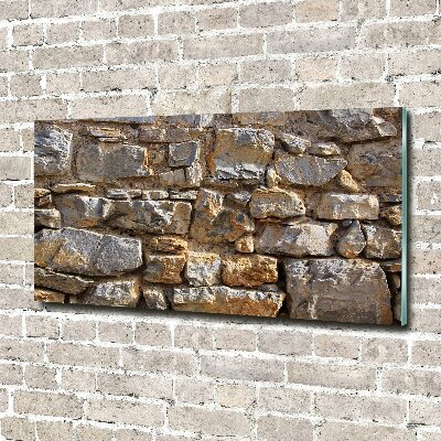 Print on acrylic Stone wall