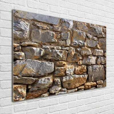 Print on acrylic Stone wall