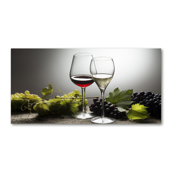 Acrylic wall art Wine and grapes