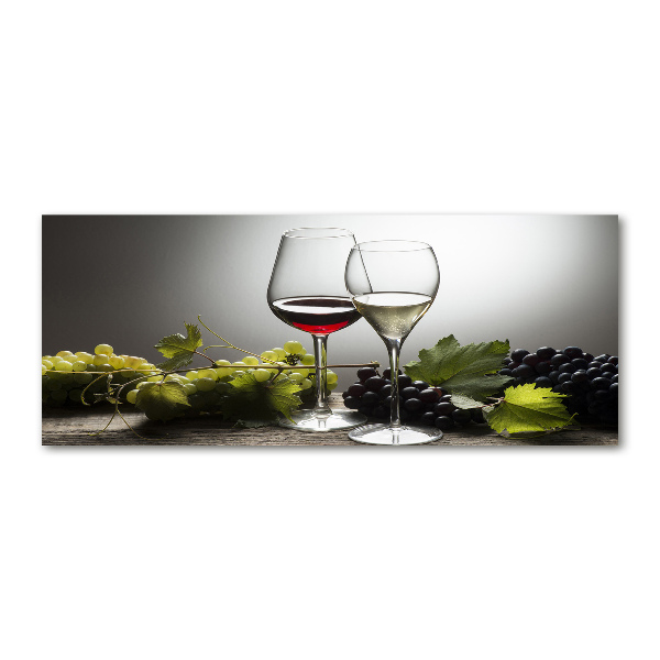 Acrylic wall art Wine and grapes