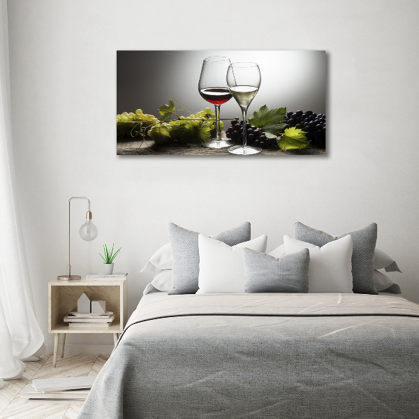 Acrylic wall art Wine and grapes