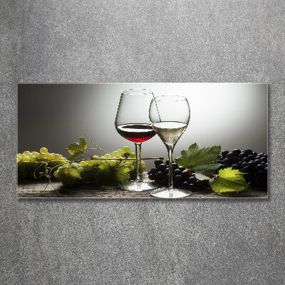 Acrylic wall art Wine and grapes