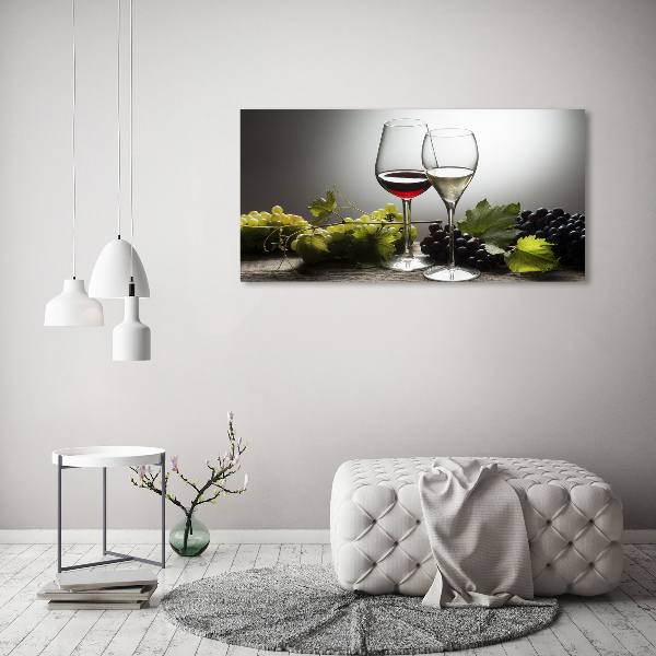 Acrylic wall art Wine and grapes