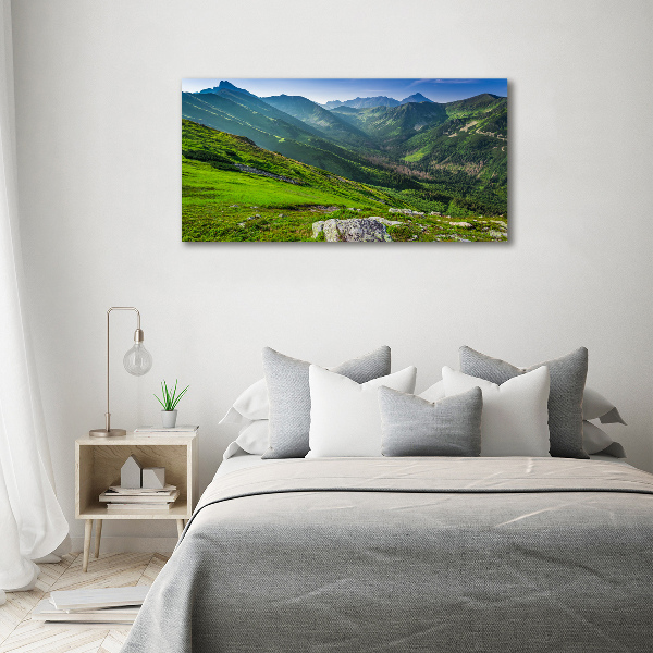 Wall art acrylic Dawn in the mountains