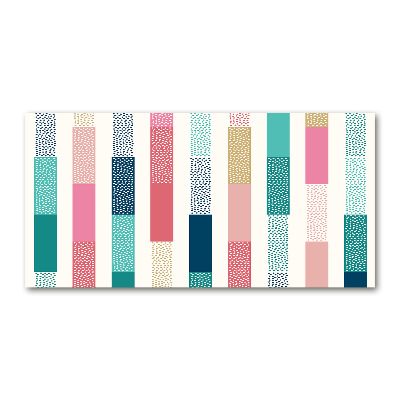 Print on acrylic Colorful stripes