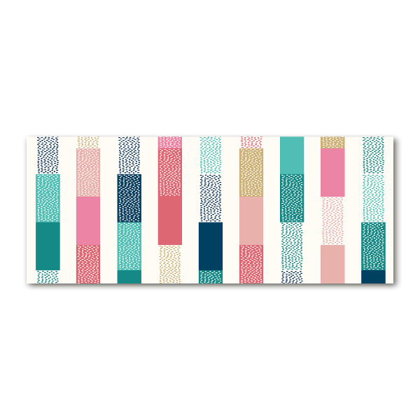 Print on acrylic Colorful stripes