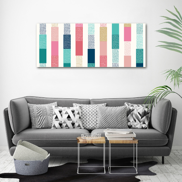 Print on acrylic Colorful stripes