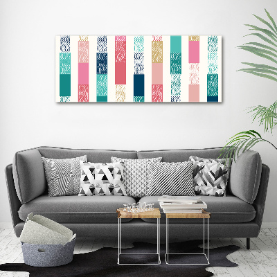 Print on acrylic Colorful stripes