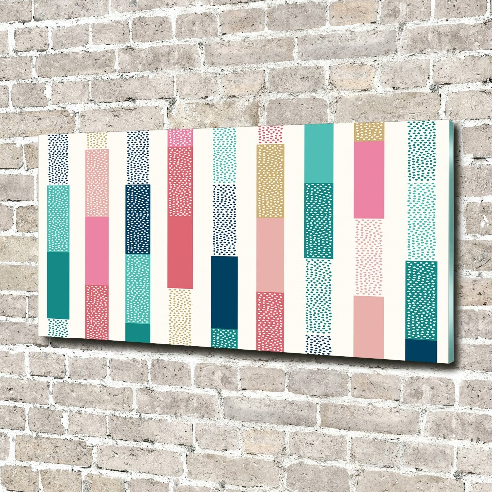 Print on acrylic Colorful stripes