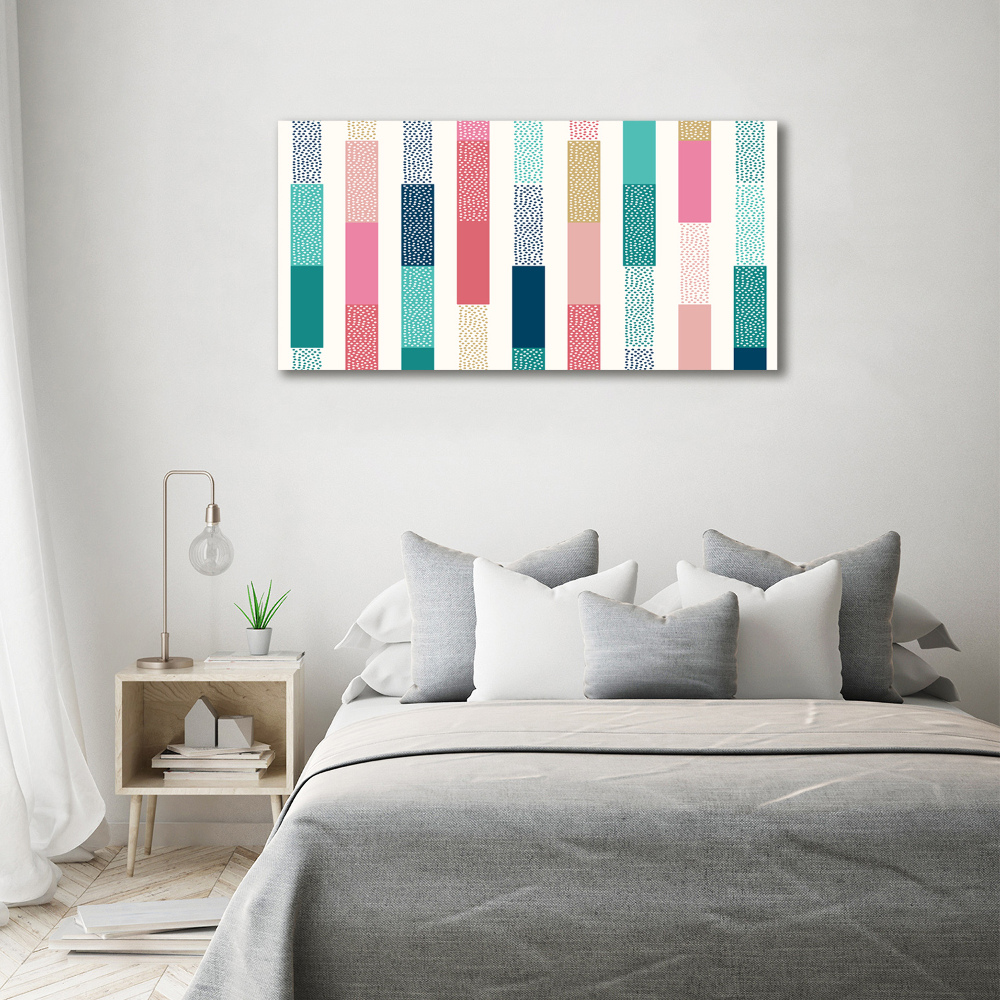 Print on acrylic Colorful stripes