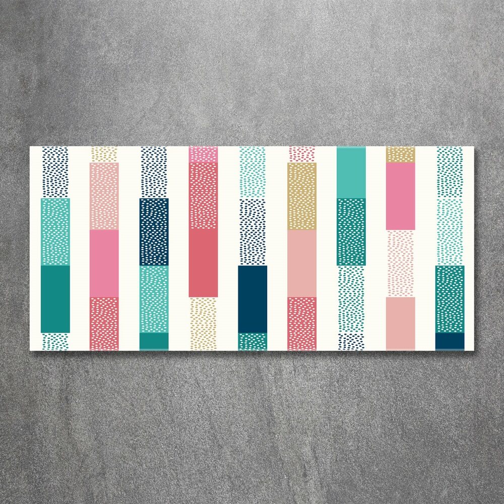 Print on acrylic Colorful stripes