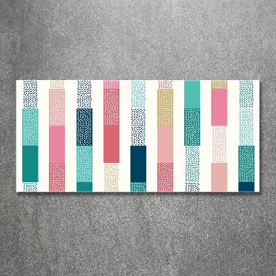 Print on acrylic Colorful stripes