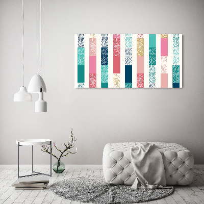 Print on acrylic Colorful stripes