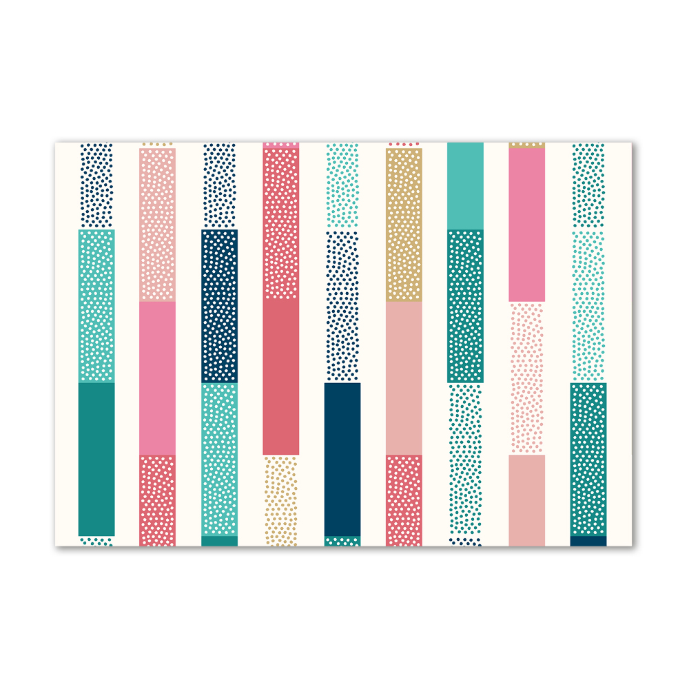 Print on acrylic Colorful stripes