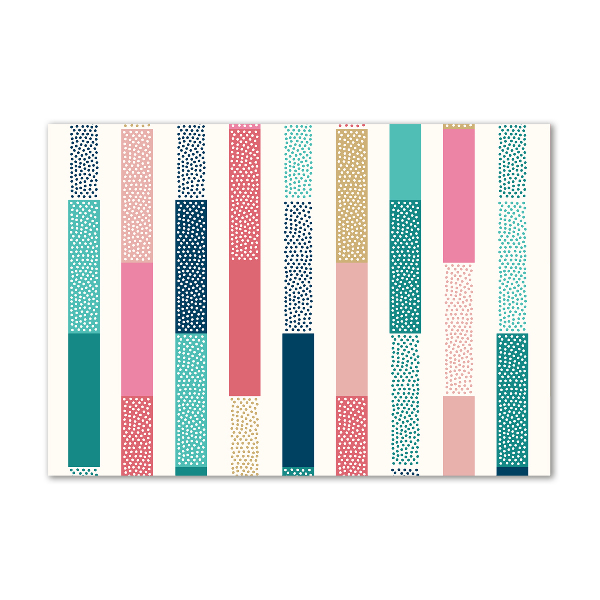 Print on acrylic Colorful stripes