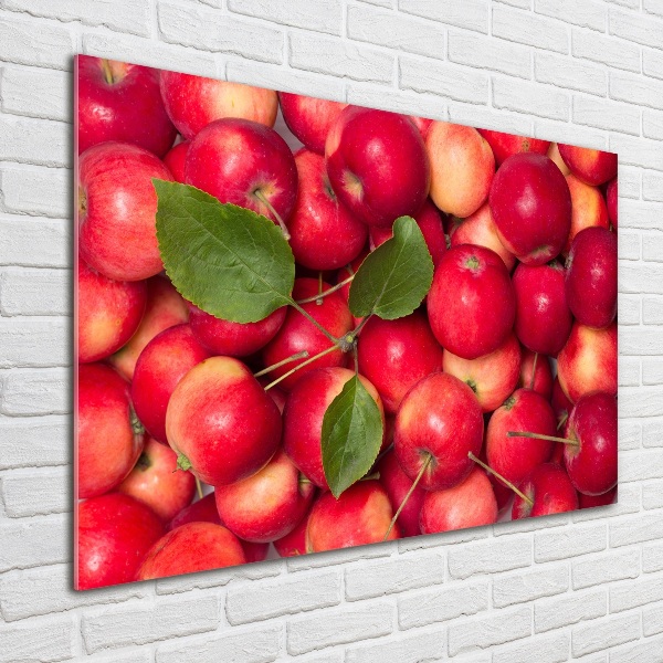 Acrylic wall art Red apples