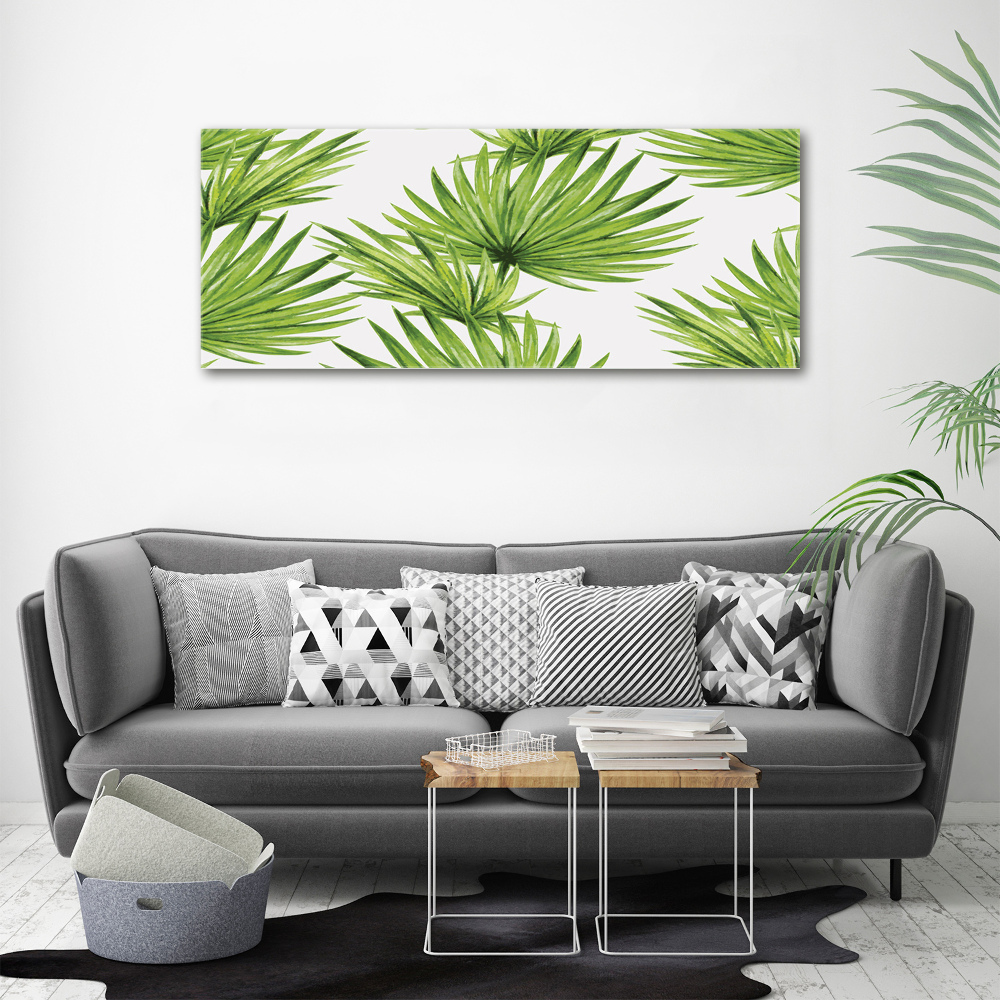 Print on acrylic Tropical leaves