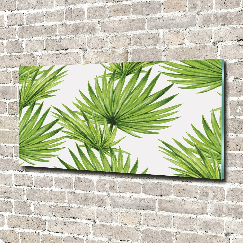 Print on acrylic Tropical leaves