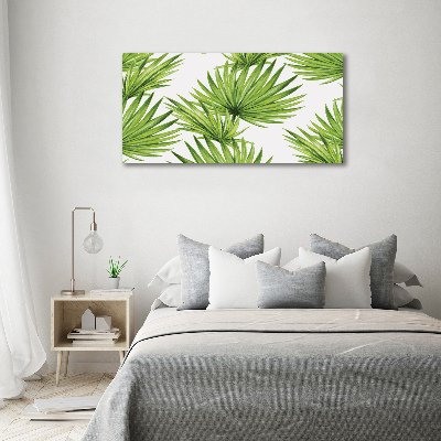 Print on acrylic Tropical leaves