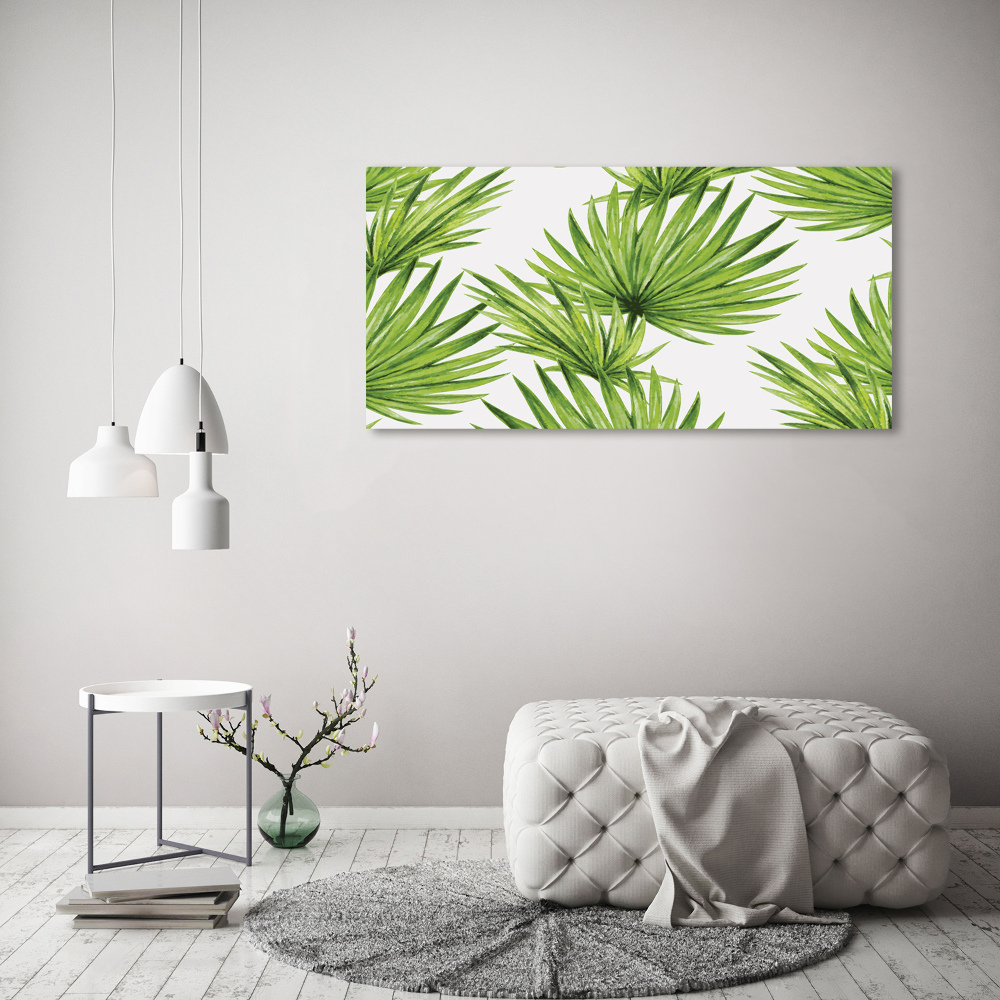 Print on acrylic Tropical leaves