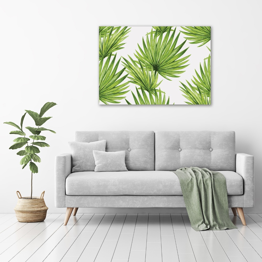 Print on acrylic Tropical leaves