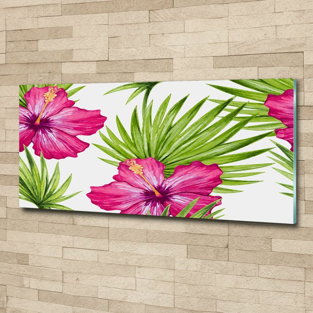 Print on acrylic Hawaiian flowers