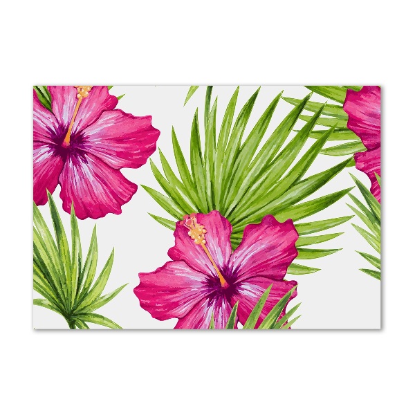 Print on acrylic Hawaiian flowers