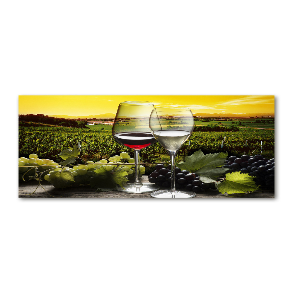 Wall art acrylic Wine and grapes