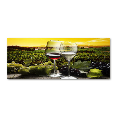 Wall art acrylic Wine and grapes