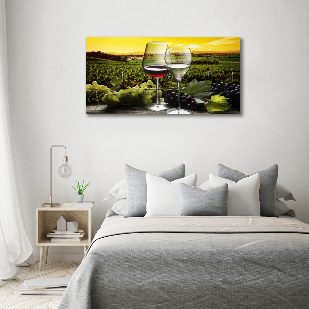 Wall art acrylic Wine and grapes