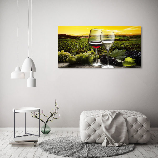 Wall art acrylic Wine and grapes