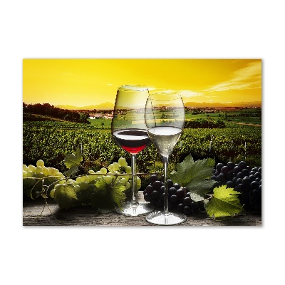 Wall art acrylic Wine and grapes