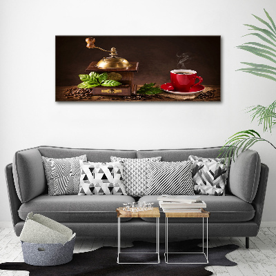 Wall art acrylic Coffee and grinder