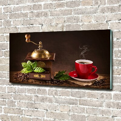 Wall art acrylic Coffee and grinder