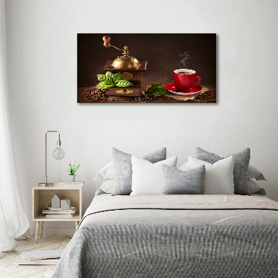 Wall art acrylic Coffee and grinder