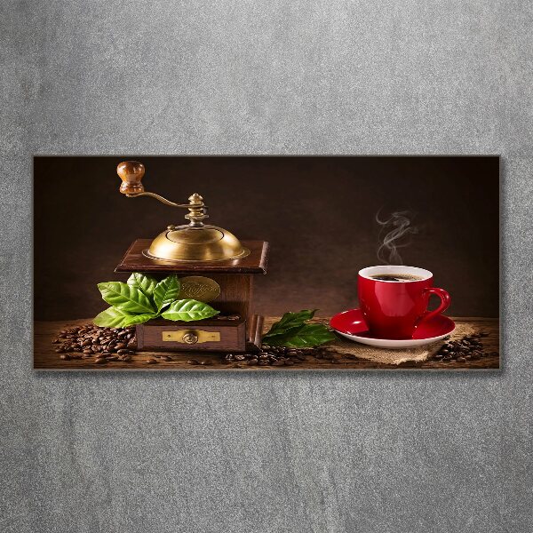 Wall art acrylic Coffee and grinder