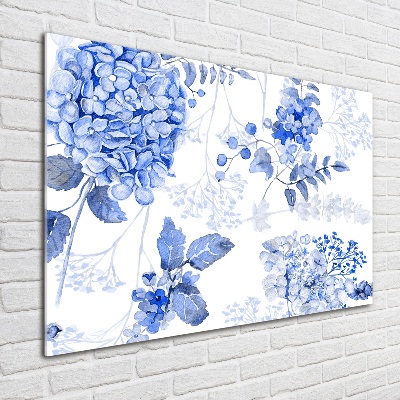 Wall art acrylic Floral pattern