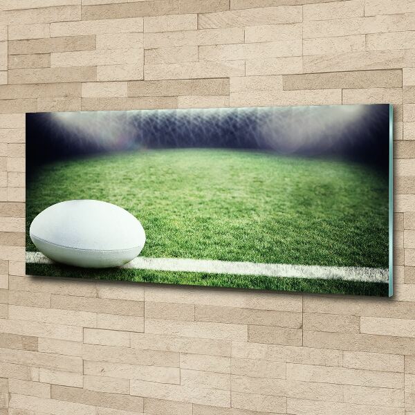 Print on acrylic Rugby ball