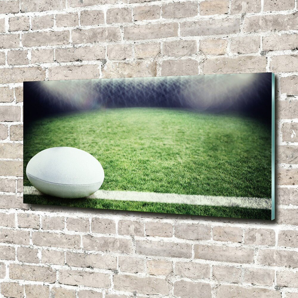 Print on acrylic Rugby ball