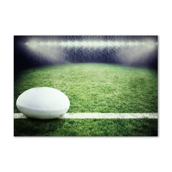 Print on acrylic Rugby ball