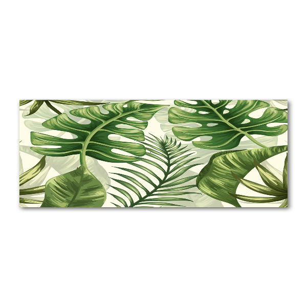 Acrylic wall art Tropical leaves