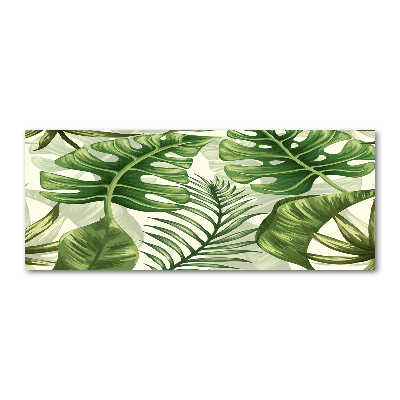 Acrylic wall art Tropical leaves