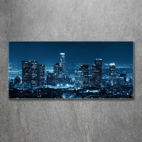 Print on acrylic Los Angeles at night