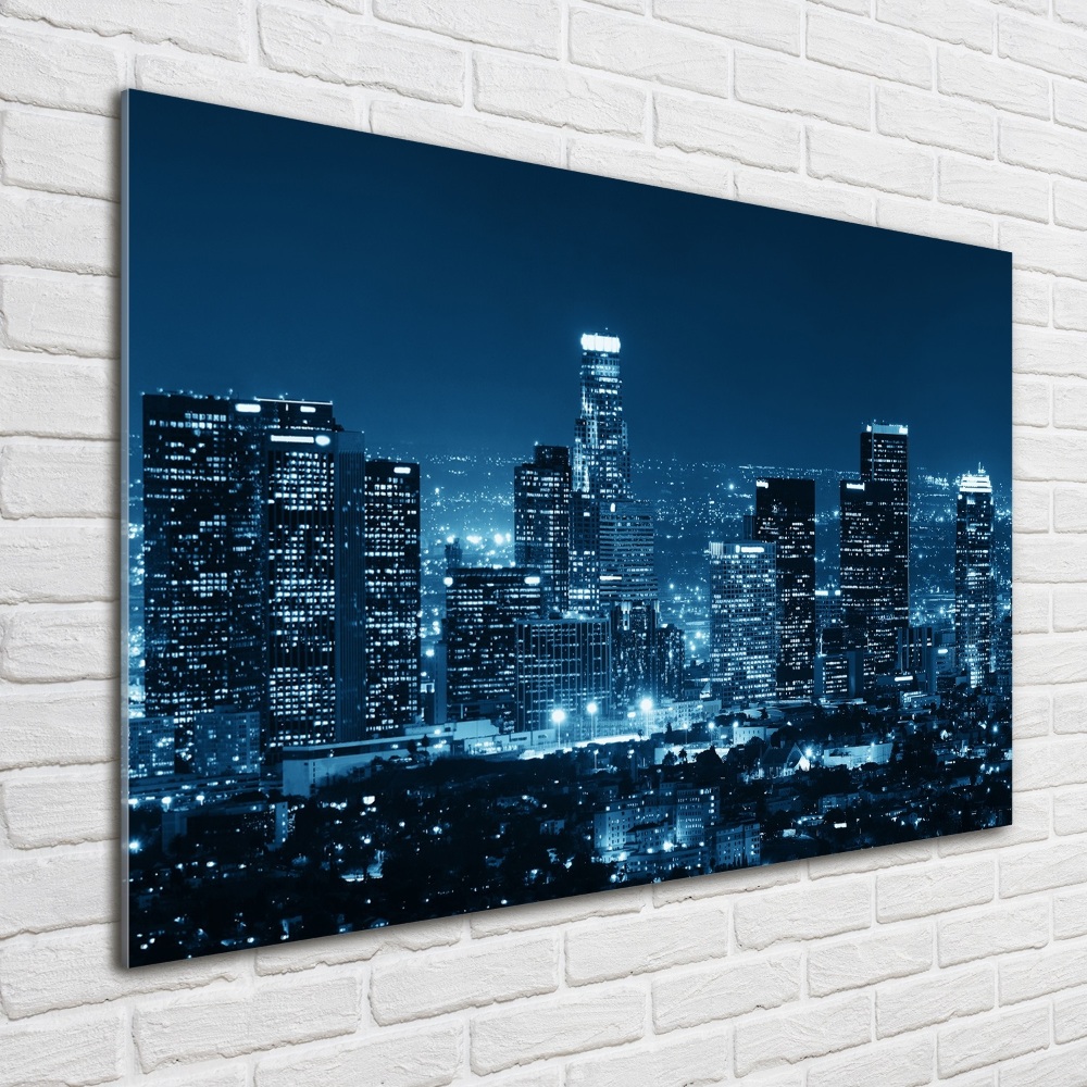 Print on acrylic Los Angeles at night